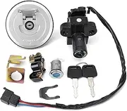 KIADZIE Fuel Gas Cap Ignition Switch Seat Lock For Honda XRV750 Africa Twin XRV 750 1993-2000 35100-MY1-007