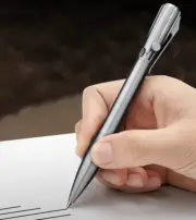 EDC Titanium Alloy Pocket Ballpoint Pen Outdoors Write Working Signature Pen