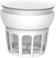 figatia Food Strainer, Mesh Sieve, Whey Separator, Yogurt Milk Maker, PP Material, 14cm Top, 10cm Bottom, 12cm Height