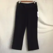 Anne Klein Classic Black Tuxedo Pants Womens Size 2