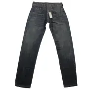 NEW $224 Era of Chaos Reggie Straight Leg Jeans, Size 24 Dark Wash Blue