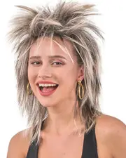 Rock Queen Tina Blonde 80s Costume Wig