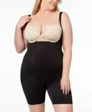 Miraclesuit L18814 Womens Black Magic Extra Firm Torsette Thigh Slimmer Size 2XL