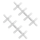 8 Pcs Cross Hanging Board Lights Fixture Mount Bracket Fittings Work