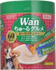 INABA Wan Churu Gourmet Dog Treats 14 g × 60 Sticks Made in Japan NEW