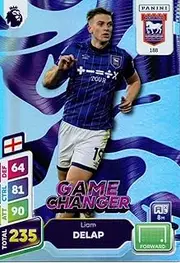 Panini Premier League Plus 2024 2025 Liam Delap Game Changer Trading Card