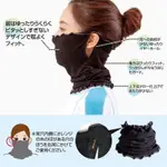 鹿兒家 日本 ALPHAX AQUA 抗UV 涼感 脖圍 口罩 外出 防曬 脖子 機車專用