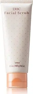 DHC Facial Scrub, Gentle Exfoliating Scrub, Creamy Microbead-Free Cleanser, Smooth, Hydrating, Clearer-Looking Complexion, Ideal for All Skin Types, 3.5 oz. Net wt.