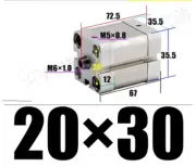 New 1pc ADN20*30-P-A cylinder internal thread cylinder