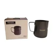 FireMaple Orca Milk Frothing Pitcher 12oz Black Stainless Steel Metal NIB