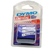 New in Package DYMO LetraTag Label Refill Variety Pack 3 Cassettes 1/2 x 13 NIB