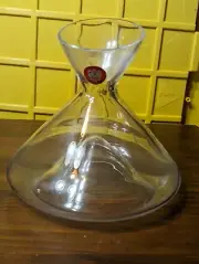Poland Large Lead Free Crystal Glass Wine Carafe Aerator Decanter
