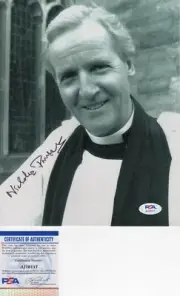 DR WHO : NICHOLAS PARSONS CBE (RIP) AS 'REV. WAINWRIGHT' SIGNED PHOTO PSA