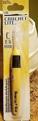 Cornerstone Products Lite Crochet Hooks, Size C/2.5mm, Yellow Gold
