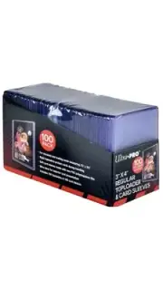 100 Ultra Pro 3" X 4" Regular Toploaders & Card Sleeves 35pt