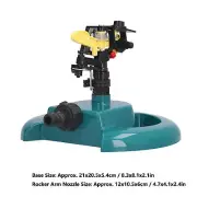 Rotatable Watering Sprinkler With Round Base Irrigation System For Garden AOS