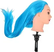 Hair Braiding Training Head Female Mannequin Head for Cosmetology Practice for Styling Braiding Curling Cutting for Salon Education and Activities