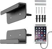 Tablet Wall Mount Holder,Laptop Shelf and Tablet Stand with Adhesive - Laptop Holder and Tablet Mount, Stick on Wall Tablet Holders for Tablet and EReader