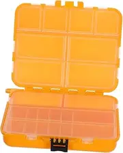 JUMPLAWN Box Floating Fishing Tackle Box Storage Organizer with Multi Compartments for Hooks Lines Baits Durable Fishing Tool Box for Anglers