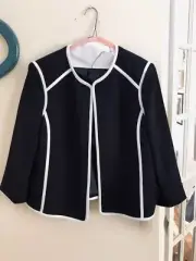 New Nipon Boutique Black/White Jacket NWT - Size 16