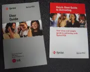Sprint PCS Phone - Model TP5250 by LG - User Guide and Quick Start Guide Only