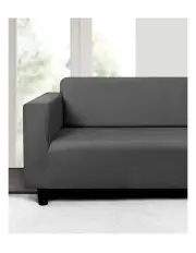 [Sherwood Home] 2 Seater Couch Sofa Cover in Charcoal