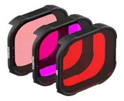 PolarPro DiveMaster 3-Pack Filter Kit for GoPro HERO9/10/11/12 Black Protective Housing