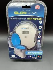 Original Glow Bowl Toilet Light As Seen On TV Motion Activated Night Light