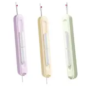 2 in 1 Threader Seam Ripper Sewing Machine for Embroidery Crochet Knitting