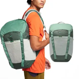 Nike 耐吉 後背包 Hike 綠 白 大空間 15吋 可調背帶 軟墊 登山包 筆電包 背包 DJ9677-338