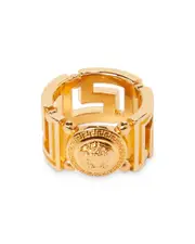 Versace Medusa Greek Key Ring