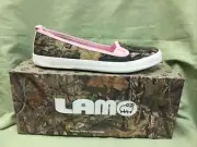 New Women’s Lamo EW1803MO-BUC Ella Break Up Country & Pink Slip-on Shoes Size 9
