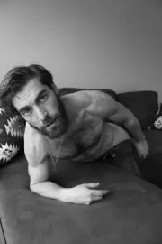 [M608] Male Model Showing Off Body To Viewer Fine Art Hunky Physique