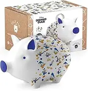 Tilly Pig Disney Ceramic Piggy Bank Kids Boys Girls Donald Duck Money Box