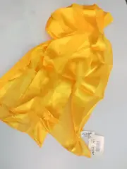 NWT STUNNING SILK SAMPLE PROTOTYPE ECHO YELLOW SCARF