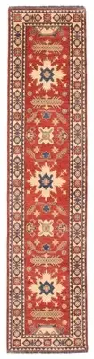 Vintage Hand-knotted Runner Rug 2'8" x 11'3" Traditional Wool Carpet