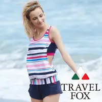 在飛比找森森購物網優惠-旅狐TRAVEL FOX 大女長版三件式泳衣 c18719