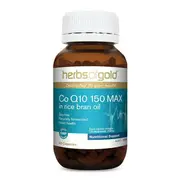 Herbs of Gold CoQ10 150 Max 60 Capsules