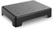 Mobility One Step Stool for Adults & Seniors, Step Stool, Non-Slip Step Platform Indoor and Outdoor, Portable Step Riser, Safety Step for Car, Bedside, Office, Shower, Stairs (Black)