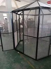 Mesh sides Door Entry easy assembly light weight Large Bird Aviary Pet Cage