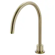 Round High-Rise Swivel Hob Spout, PVD Tiger Bronze