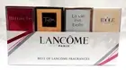 LANCOME Womens Mini Perfume 4 Pc Set Miracle Tresor La Vie Est Belle IDole NEW