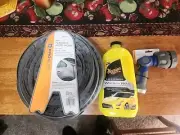 Carwash Bundle, Pro Elite 50ft Flex Hose, 9 Pattern Water Nozzle, Meguiars...
