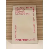 在飛比找蝦皮購物優惠-innisfree 膠原胜肽緊緻澎澎霜1ml / 濟州櫻花亮