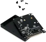 Aluminum Alloy mSATA SSDs to 2.5" PATA/IDE Adapter Card with Case 44 Pins HDD Enclosure Computer Laptop Accessories