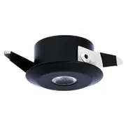 Starlight LED Recessed Fixed Cool White 36mm Cut Out Downlight in Black