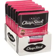 ChapStick Lip Balm, Classic Cherry,Classic Original, Moinsturizer 0.15 oz, 12 ct