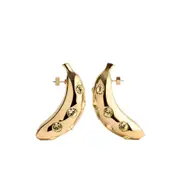 [Jacquemus] Jacquemus Les Boucles Bananes Earrings ONE SIZE GOLD/YELLOW