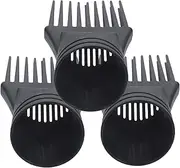 Baluue Hair Dryer Diffuser Attachment 3pcs Wind Comb Set for Professional Styling