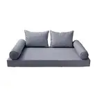 *COVER ONLY*-Style 4 Daybed Mattress Bolster Pillow Covers Same Pipe Full-AD001